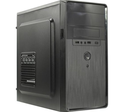 Exegate EX286424RUS Корпус Minitower ExeGate BA-309-350W-8 (mATX, БП AA350 с вент. 8см, 2*USB, HD аудио, черный)