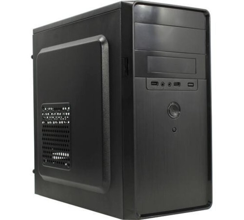 Exegate EX286426RUS Корпус Minitower ExeGate BA-309-450W-8 (mATX, БП AA450 с вент. 8см, 2*USB, HD аудио, черный)