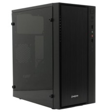 Exegate EX283754RUS Корпус Minitower ExeGate mEVO-9301-RGB (mATX, без БП, с окном, 2*USB+1*USB3.0, HD аудио, черный с RGB подсветкой)