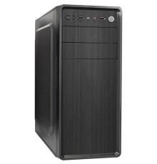 ExeGate EX283731RUS  Корпус Miditower ExeGate XP-401-400W-12 (ATX, БП XP400 с вент. 12см, 2*USB, аудио, черный)
