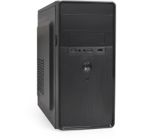 Exegate EX286438RUS Корпус Minitower ExeGate BA-309U2-AA350 (mATX, БП AA350 с вент. 8см, 1*USB+2*USB3.0, HD аудио, черный)
