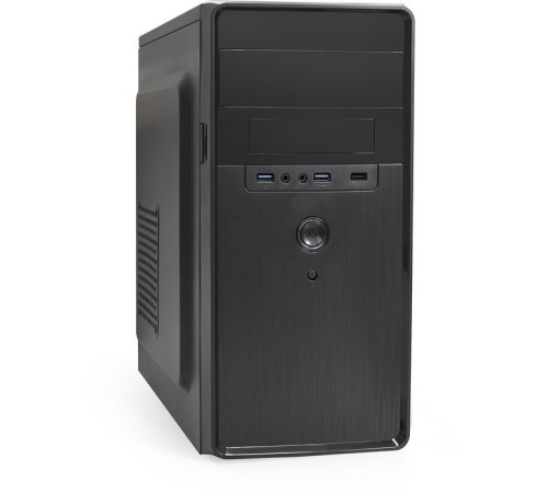 Exegate EX286438RUS Корпус Minitower ExeGate BA-309U2-AA350 (mATX, БП AA350 с вент. 8см, 1*USB+2*USB3.0, HD аудио, черный)