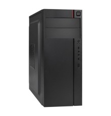 Exegate EX290183RUS Корпус Miditower ExeGate AA-440-AA500 (ATX, AA500 8 см, 2*USB, аудио, черный)