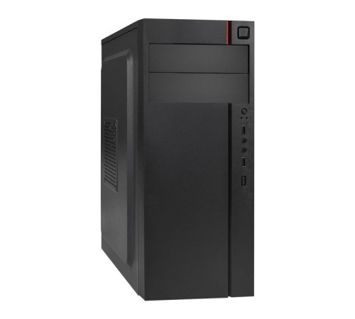 Exegate EX290183RUS Корпус Miditower ExeGate AA-440-AA500 (ATX, AA500 8 см, 2*USB, аудио, черный)