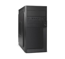 Exegate EX291143RUS Корпус Minitower ExeGate BAA-105-01-AA500 (mATX, БП AA500 с вент. 8см, 4*USB, аудио, черный)