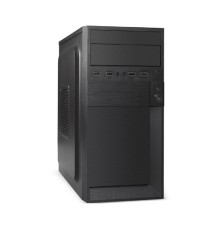 Exegate EX291140RUS Корпус Minitower ExeGate BAA-105-01AAA350 (mATX, БП AAA350 с вент. 8см, 4*USB, аудио, черный)