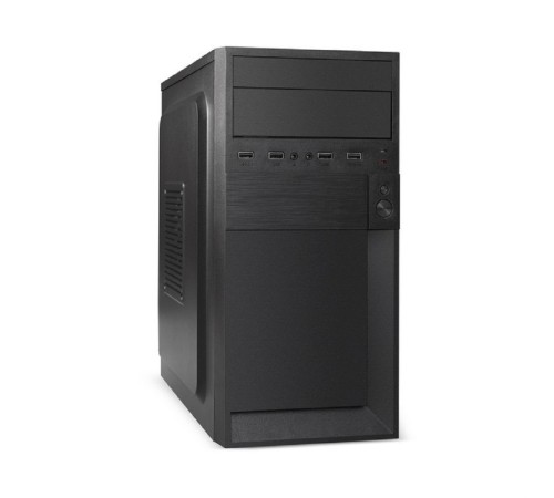 Exegate EX291143RUS Корпус Minitower ExeGate BAA-105-01-AA500 (mATX, БП AA500 с вент. 8см, 4*USB, аудио, черный)