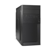 Exegate EX291141RUS Корпус Minitower ExeGate BAA-105-01AAA400 (mATX, БП AAA400 с вент. 8см, 4*USB, аудио, черный)