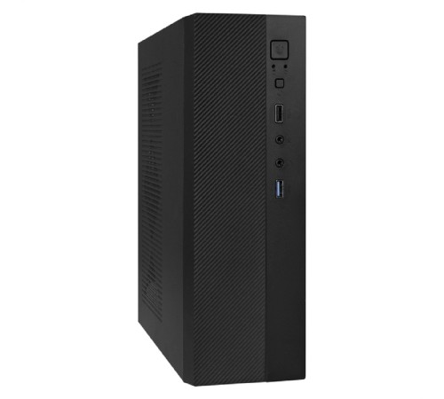 Exegate EX291267RUS Корпус Desktop ExeGate MI-301U (mATX/mini-ITX, без БП, 1*USB+1*USB3.0, аудио, черный)