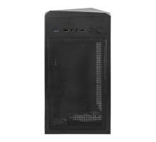 Exegate EX292858RUS Корпус Miditower ExeGate EVO-8225 (ATX, без БП, 2*USB+1*USB3.0, черный, 2 вент. с RGB подсветкой и полоса на передней панели, боковая панель - закаленное стекло)