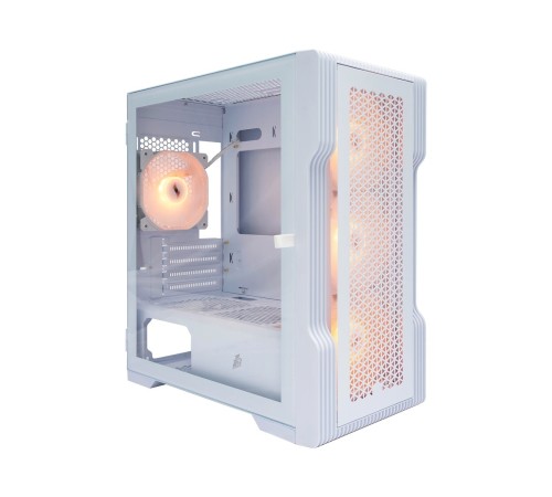 1STPLAYER Корпус TRILOBITE T3 White / mATX, TG / 4x 120mm LED fans inc. / T3-WH-4F1-W 1STPLAYER Корпус TRILOBITE T3 White / mATX, TG / 4x 120mm LED fans inc. / T3-WH-4F1-W