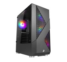 1STPLAYER Корпус FIREROSE F3-A Black / ATX, TG / 4x120mm LED fans inc. / F3-A-BK-4F1