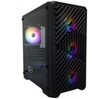 1STPLAYER TRILOBITE T5 Black / mATX, TG / 4x120mm LED fans inc. / T5-BK-4F1