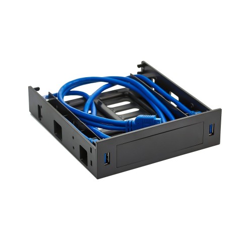 Exegate EX280445RUS Салазки (переходник) для установки HDD 2.5/3.5"  в отсек 5.25" с 2*USB3.0  Exegate  HD-2U3