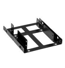Exegate EX292544RUS Салазки (переходник) ExeGate HD-22T3M металлические для установки 2xHDD/SSD 2.5" в отсек 3.5"