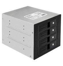 Exegate EX291657RUS Корзина для HDD ExeGate HS435-02 (универсальная, на 4*3,5"/2.5" SATA HDD, занимает 3*5,25" отсека, RTL)