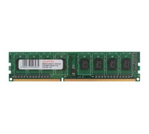 QUMO DDR3 DIMM 4GB (PC3-12800) 1600MHz QUM3U-4G1600C(N)11L 1.35V