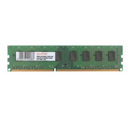 QUMO DDR3 DIMM 4GB (PC3-12800) 1600MHz QUM3U-4G1600K11L 1.35V