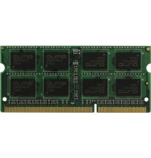 QUMO DDR3 SODIMM 8GB QUM3S-8G1600C11L PC3-12800, 1600MHz, 1.35V OEM/RTL