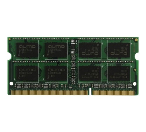 QUMO DDR3 SODIMM 8GB QUM3S-8G1600C11L PC3-12800, 1600MHz, 1.35V OEM/RTL