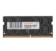 QUMO DDR4 SODIMM 8GB QUM4S-8G2666C19 PC4-21300, 2666MHz OEM/RTL