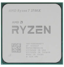 CPU AMD Ryzen 7 3700X OEM {100-000000071(А} ){3.6GHz up to 4.4GHz/8x512Kb+32Mb, 8C/16T, Matisse, 7nm, 65W, unlocked, AM4}