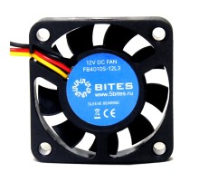 5bites Вентилятор FB4010S-12L3 40X10 / SLEEVE / 5000RPM / 3P