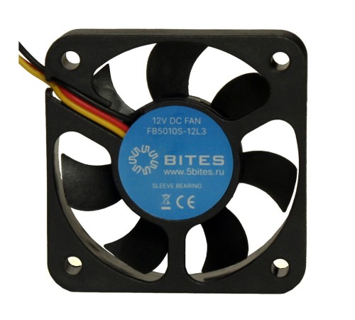 5bites Вентилятор FB5010S-12L3 50X10 / SLEEVE / 4200RPM / 3P 5bites Вентилятор FB5010S-12L3 50X10 / SLEEVE / 4200RPM / 3P