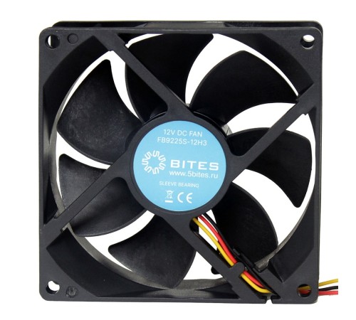 5bites Вентилятор FB9225S-12H3 92X25 / SLEEVE / 2500RPM / 3P