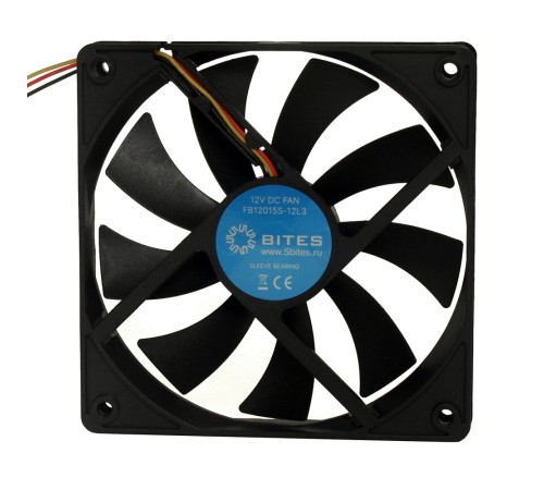 5bites Вентилятор FB12015S-12L3 120X15 / SLEEVE / 1200RPM / 3P