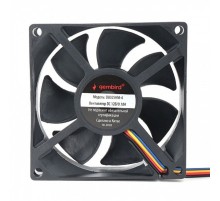 Gembird Вентилятор для корпуса 80x80x25, гидродинамический, 4 pin, провод 30 см (D8025HM-4)