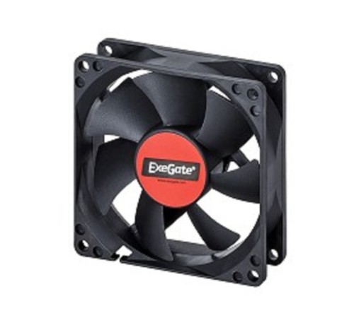 Exegate EX166174RUS Вентилятор ExeGate Mirage-S 80x80x25 подшипник скольжения, 2000 RPM, 23dB, 3pin