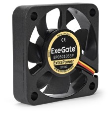 Exegate EX283367RUS Вентилятор ExeGate ExtraPower EP05010S3P, 50x50x10 мм, подшипник скольжения, 3pin, 5000RPM, 25dBA