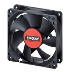 Exegate EX283387RUS Вентилятор ExeGate ExtraPower EP12025H3P, 120x120x25 мм, гидродинамический, 3pin, 1800RPM, 27dBA