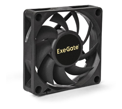 Exegate EX283371RUS Вентилятор ExeGate ExtraSilent ES07015S3P, 70x70x15 мм, подшипник скольжения, 3pin, 2500RPM, 23dBA