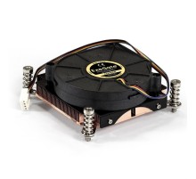 Exegate EX286161RUS Кулер ExeGate ESNK-0049.PWM.1U.2011/66.Cu (радиальный (улитка), медный, 1U, socket LGA2011/2066, TDP 115W, Fan 75mm, PWM, 2000-5000RPM, 2 ball bearing, 4pin, 46-54db, ресурс 70000