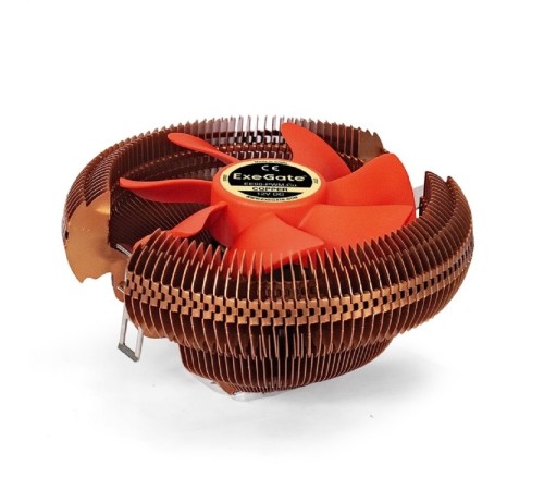 Exegate EX286152RUS Кулер ExeGate Кулер EE90-PWM.Cu (Al+Copper, LGA775/1150/1151/1155/1156/1200/AM2/AM2+/AM3/AM3+/AM4/FM1/FM2/754/939/940, TDP 80W, Fan 90mm, PWM, Hydro bearing, 4pin, 11-24db,