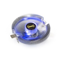 Exegate EX286148RUS Кулер ExeGate Wizard EE91-PWM.BLUE (Al, LGA775/1150/1151/1155/1156/1200/1700/AM2/AM2+/AM3/AM3+/AM4/FM1/FM2/754/939/940, TDP 75W, Fan 90mm, PWM, 800-2400RPM, Hydro bearing,