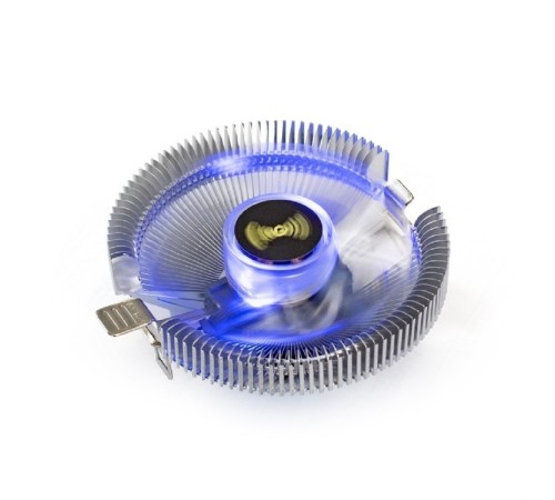 Exegate EX286148RUS Кулер ExeGate Wizard EE91-PWM.BLUE (Al, LGA775/1150/1151/1155/1156/1200/1700/AM2/AM2+/AM3/AM3+/AM4/FM1/FM2/754/939/940, TDP 75W, Fan 90mm, PWM, 800-2400RPM, Hydro bearing,
