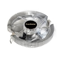 Exegate EX286147RUS Кулер ExeGate Wizard EE91-RED (Al, LGA775/1150/1151/1155/1156/1200/1700/AM2/AM2+/AM3/AM3+/AM4/FM1/FM2/754/939/940, TDP 75W, Fan 90mm, 2200RPM, Hydro bearing, 3pin, 22db, 215г,