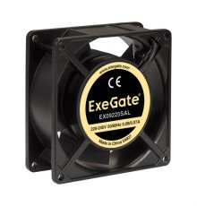 Exegate EX289005RUS Вентилятор 220В ExeGate EX09225SAL (92x92x25 мм, Sleeve bearing (подшипник скольжения), подводящий провод 30 см, 2500RPM, 34dBA)