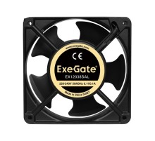 Exegate EX289020RUS Вентилятор 220В ExeGate EX12038SAL (120x120x38 мм, Sleeve bearing (подшипник скольжения), подводящий провод 30 см, 2600RPM, 42dBA)