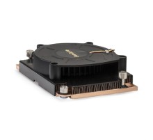 Exegate EX293438RUS Кулер ExeGate ESNK-P0067APS4.PWM.1U.3647.Cu (радиальный (улитка), медный, 1U, 3 тепл. трубки, LGA3647, TDP 165W, Fan 80mm, PWM, 1500-6600RPM, 2 ball bearing, 4pin, 64db, на винтах,