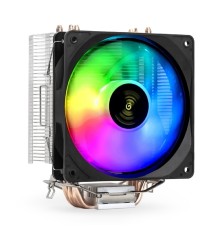Exegate EX293655RUS Кулер ExeGate Wizard EXX400V2-PWM.FRGB {(Al+Cu, 4 тепл.трубки,LGA775/1150/1151/1155/1156/1200/1700/AM2/AM2+/AM3+/AM4/FM1/FM2/754/939/940, TDP 140W, Fan 120mm, PWM, 800-2400RPM}