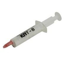 Термопаста КПТ-8 кремнийорганическая на основе оксида цинка, 8 г, шприц