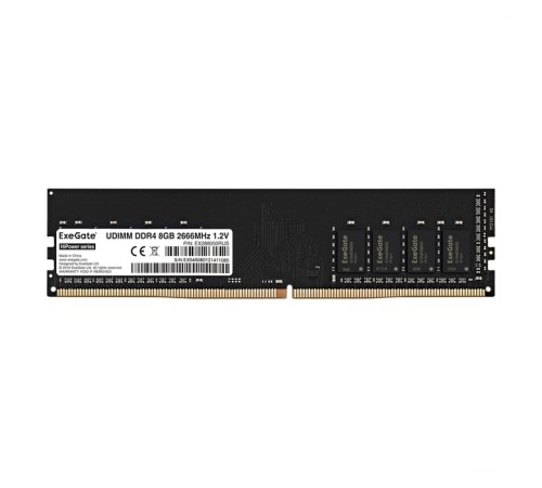 Exegate EX288050RUS Модуль памяти ExeGate HiPower DIMM DDR4 8GB <PC4-21300> 2666MHz