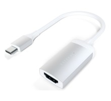 Satechi [ST-TC4KHAS] Адаптер Type-C to HDMI 4K 60HZ. Поддержка 4K/60Hz. Материал корпуса алюминий. Цвет серебряный.