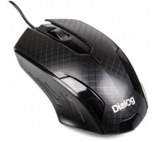 Мышь Dialog Pointer MOP-07U Black USB, оптическая, 3 кнопки + ролик