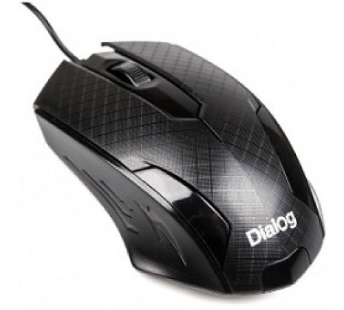 Мышь Dialog Pointer MOP-07U Black USB, оптическая, 3 кнопки + ролик
