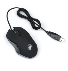 Мышь MGK-26U Dialog Gan-Kata - игровая, 6 кнопок + ролик, RGB подсветка, USB, черная